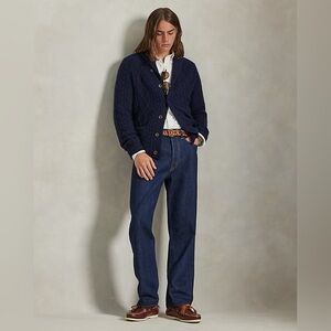 Polo Ralph Lauren Heritage Straight Selvedge Jean Jeans Denim Sz 34x30